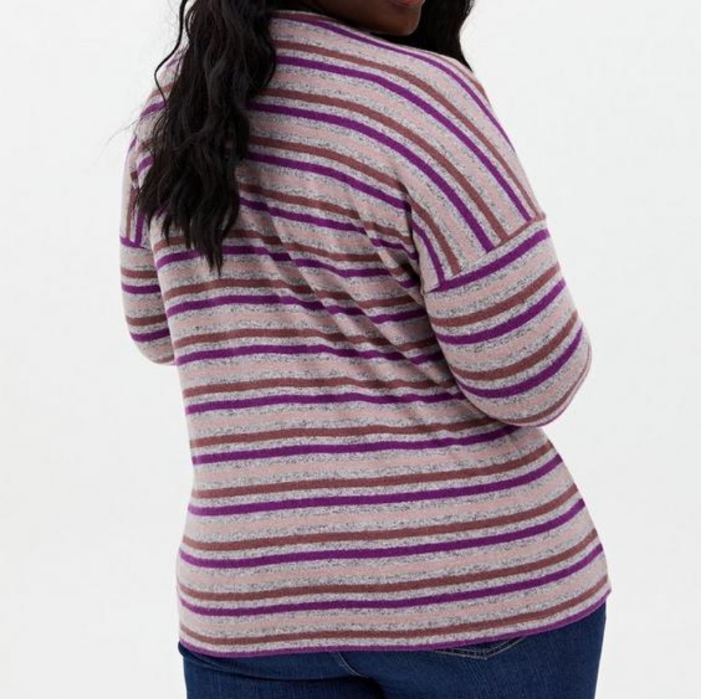 Torrid Size 1 Super Soft Plush Long Sleeve Top - Picture 2 of 9